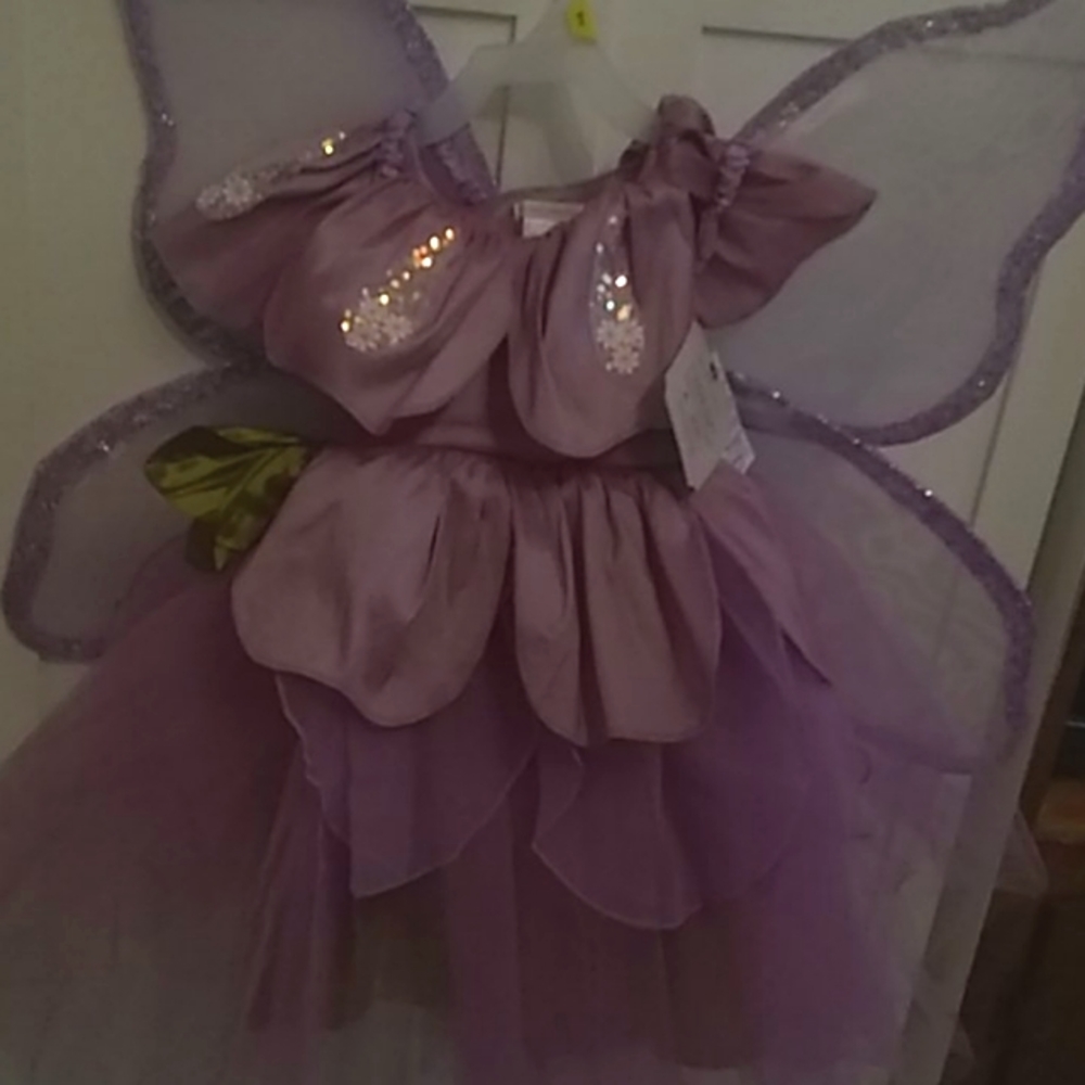 NWT Pottery barn flower fairy costume 3T light up